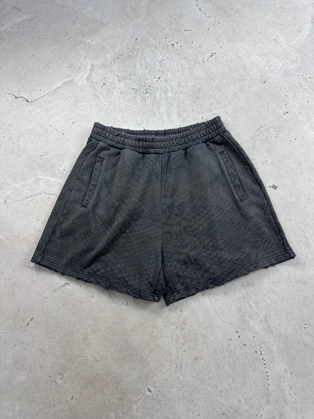 Snakeskin shorts