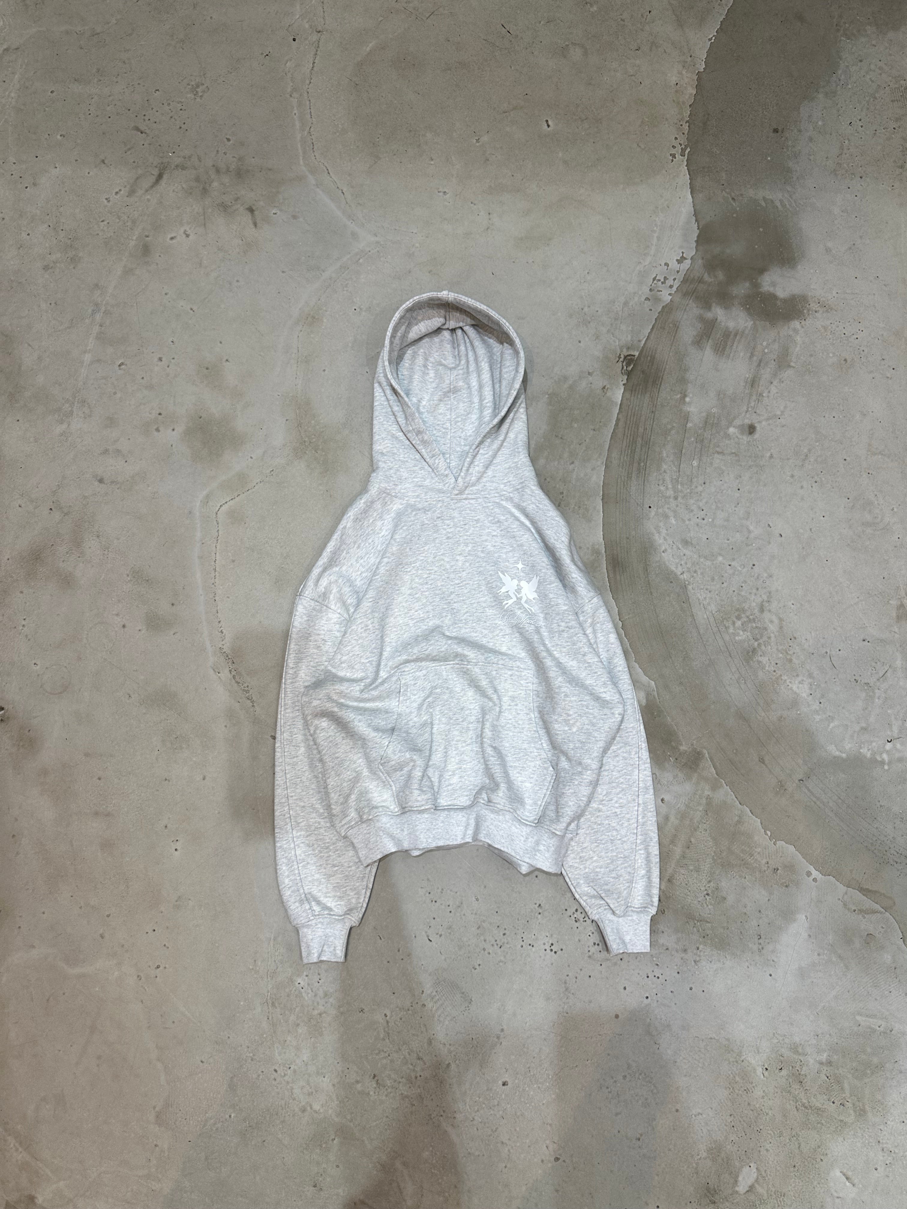 Grey heavyweight hoodie
