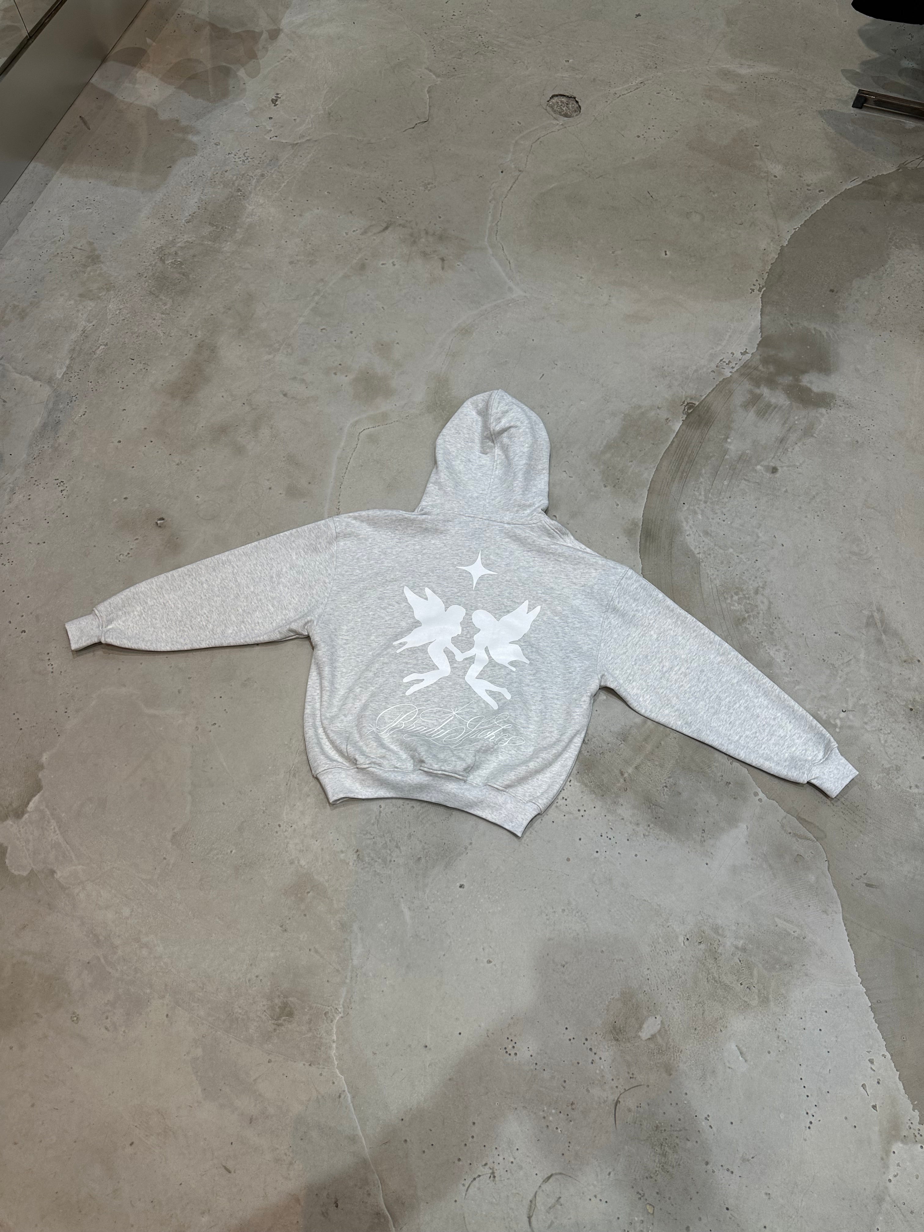 Grey heavyweight hoodie