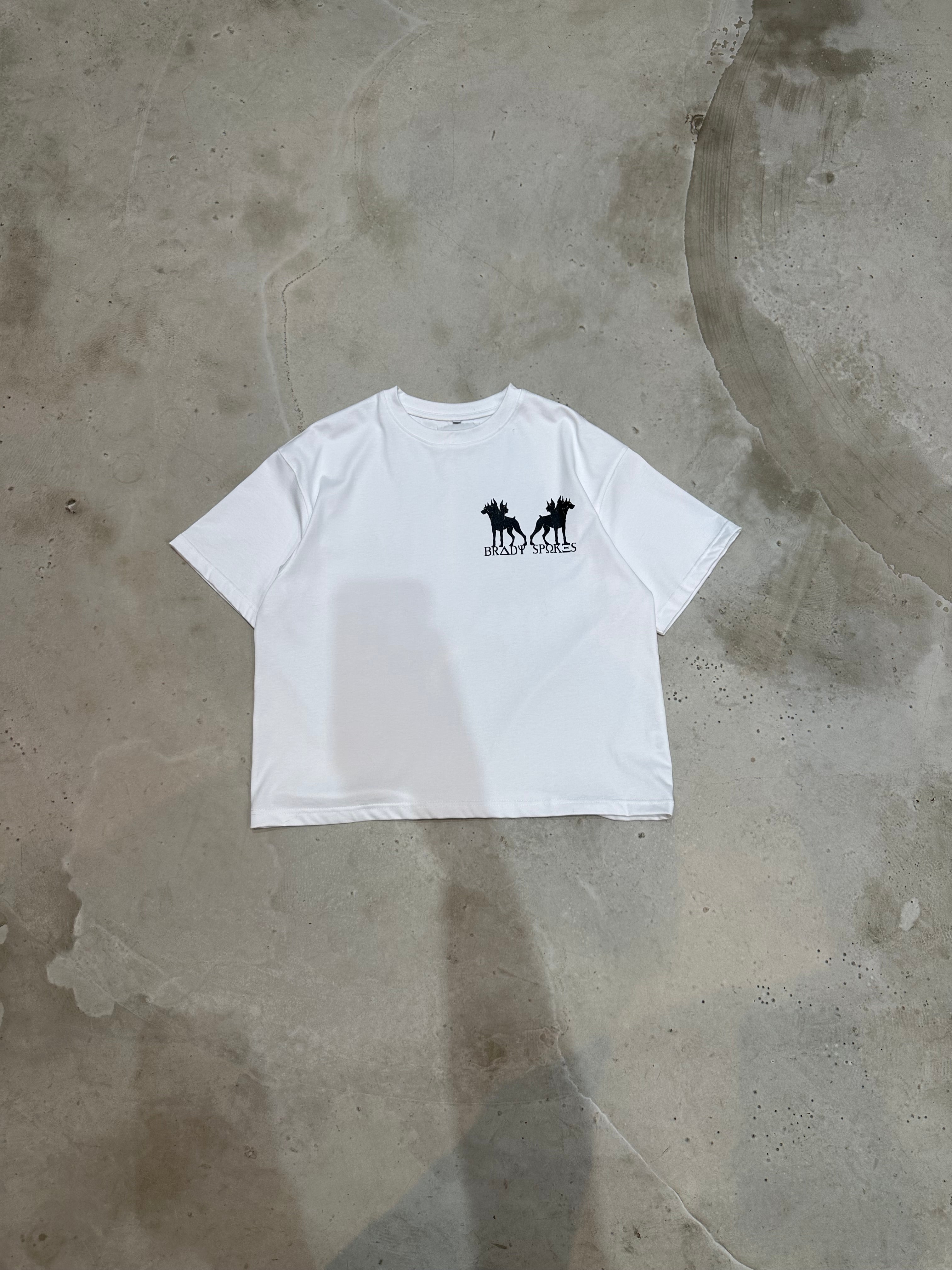 White Cerberus Heavyweight T-Shirt
