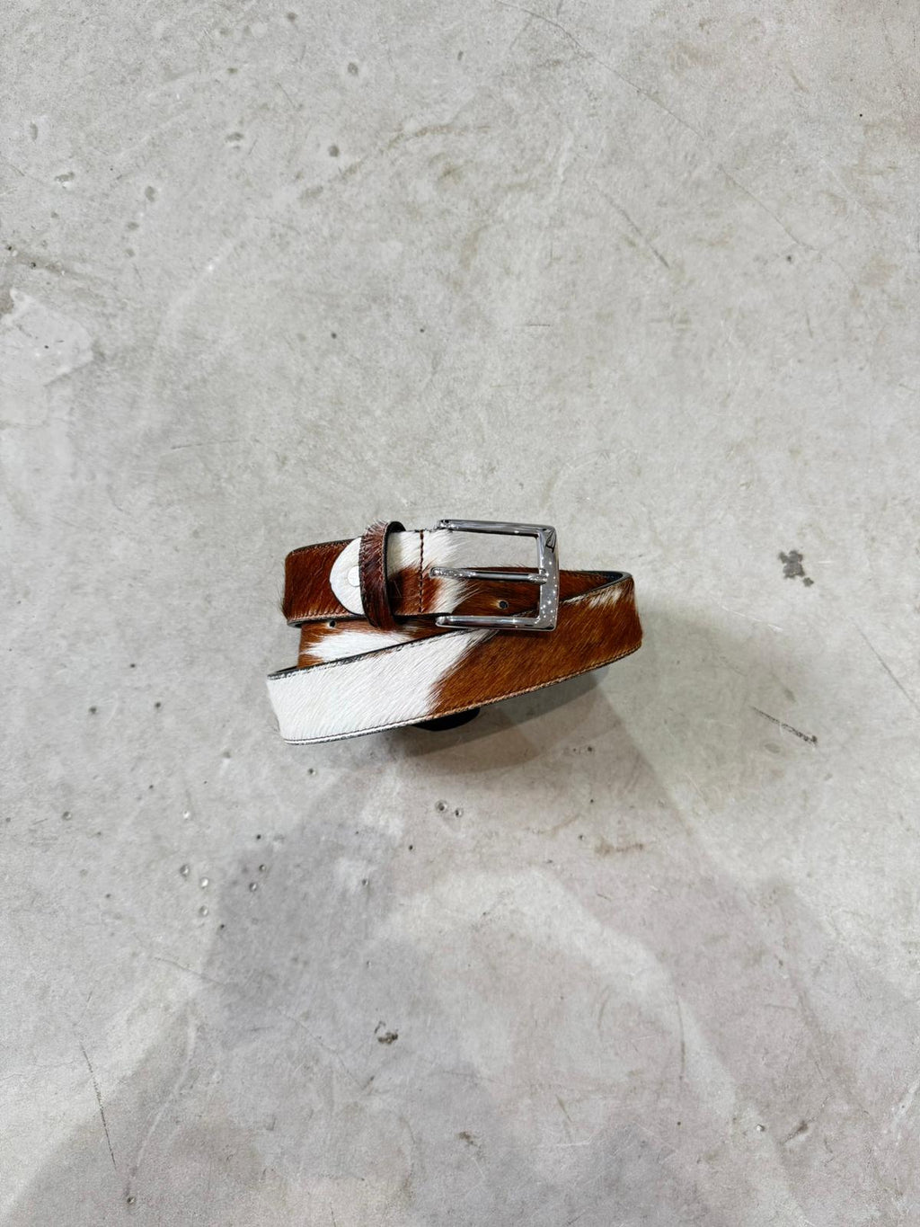 Cowhide belt