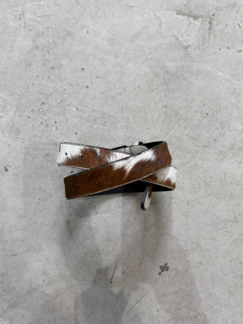 Cowhide belt