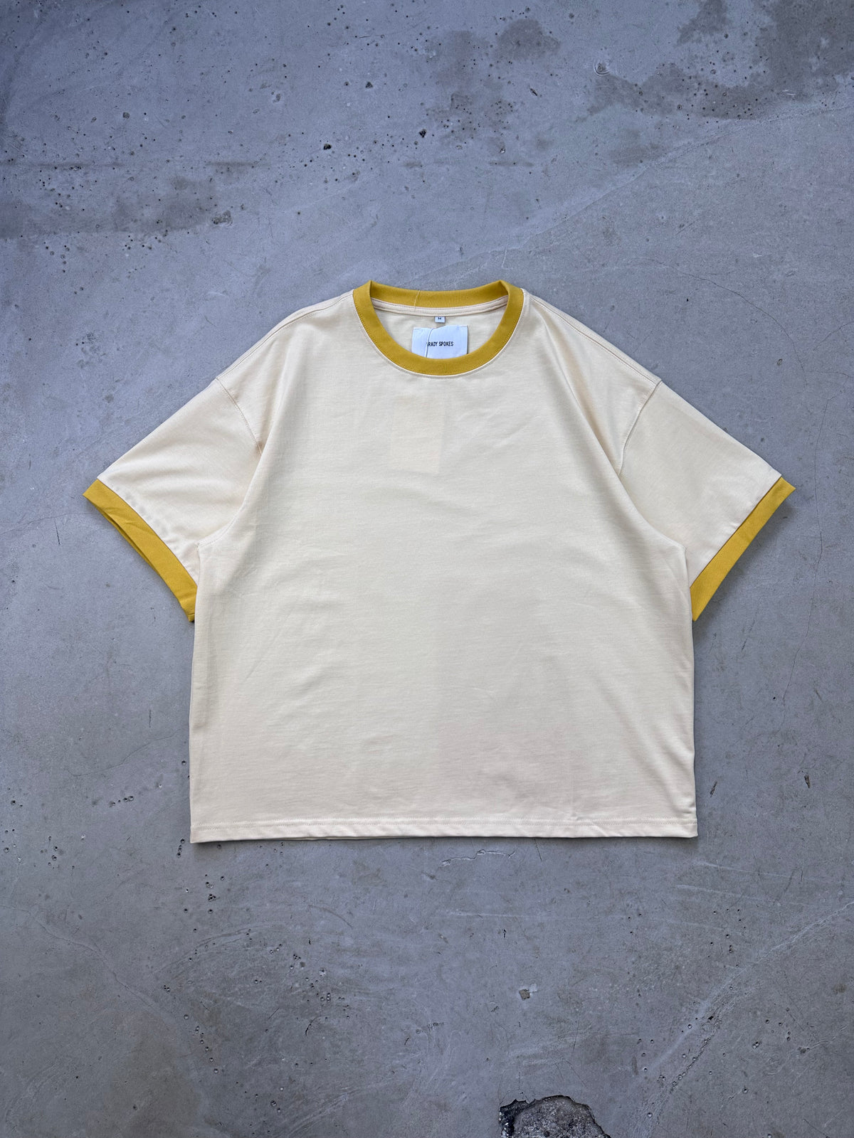 Yellow ringer T-shirt