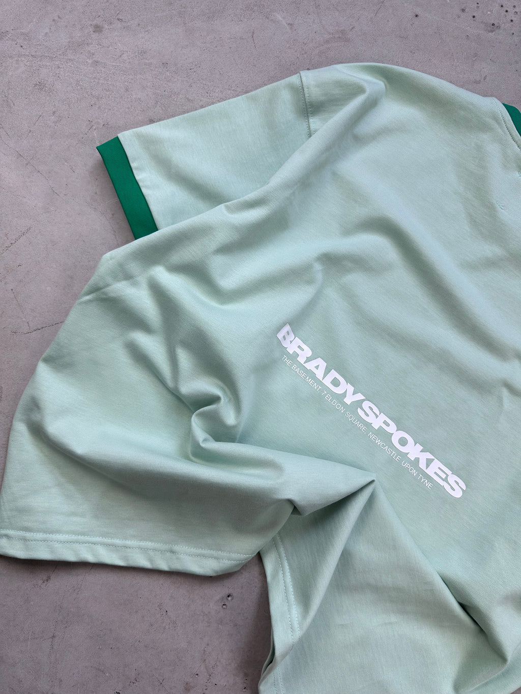 Green ringer T-shirt