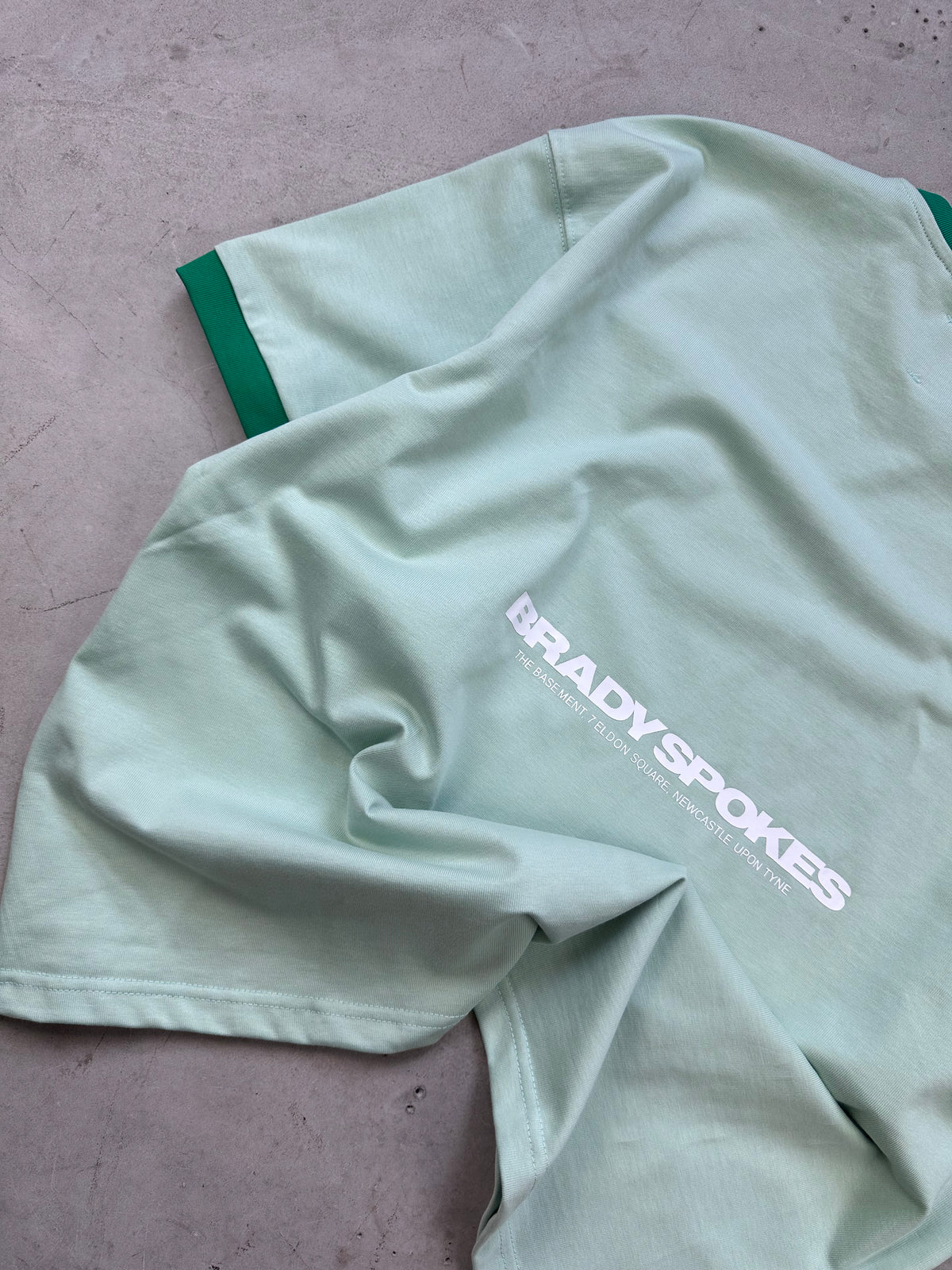 Green ringer T-shirt