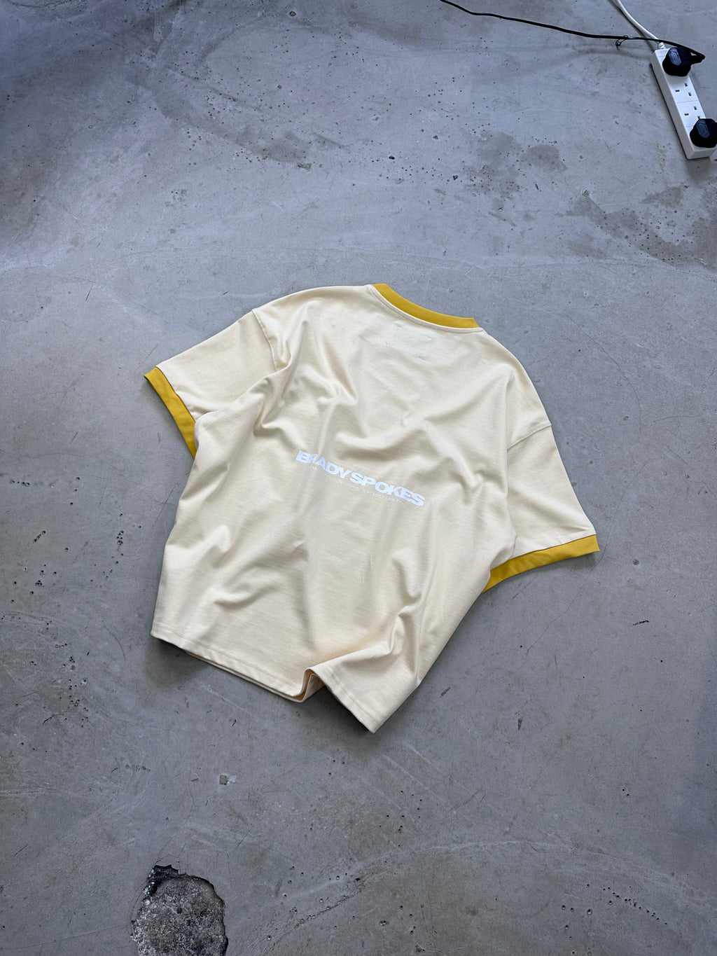 Yellow ringer T-shirt