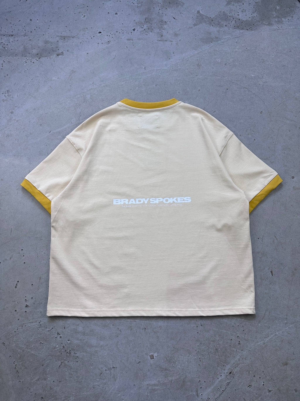 Yellow ringer T-shirt