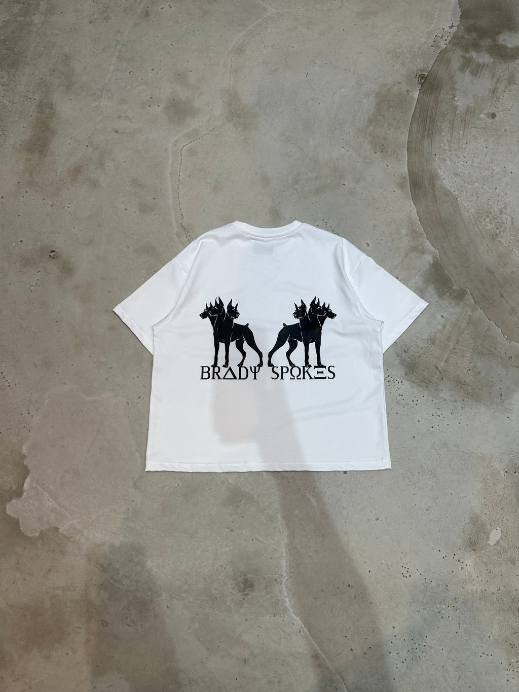 White Cerberus Heavyweight T-Shirt