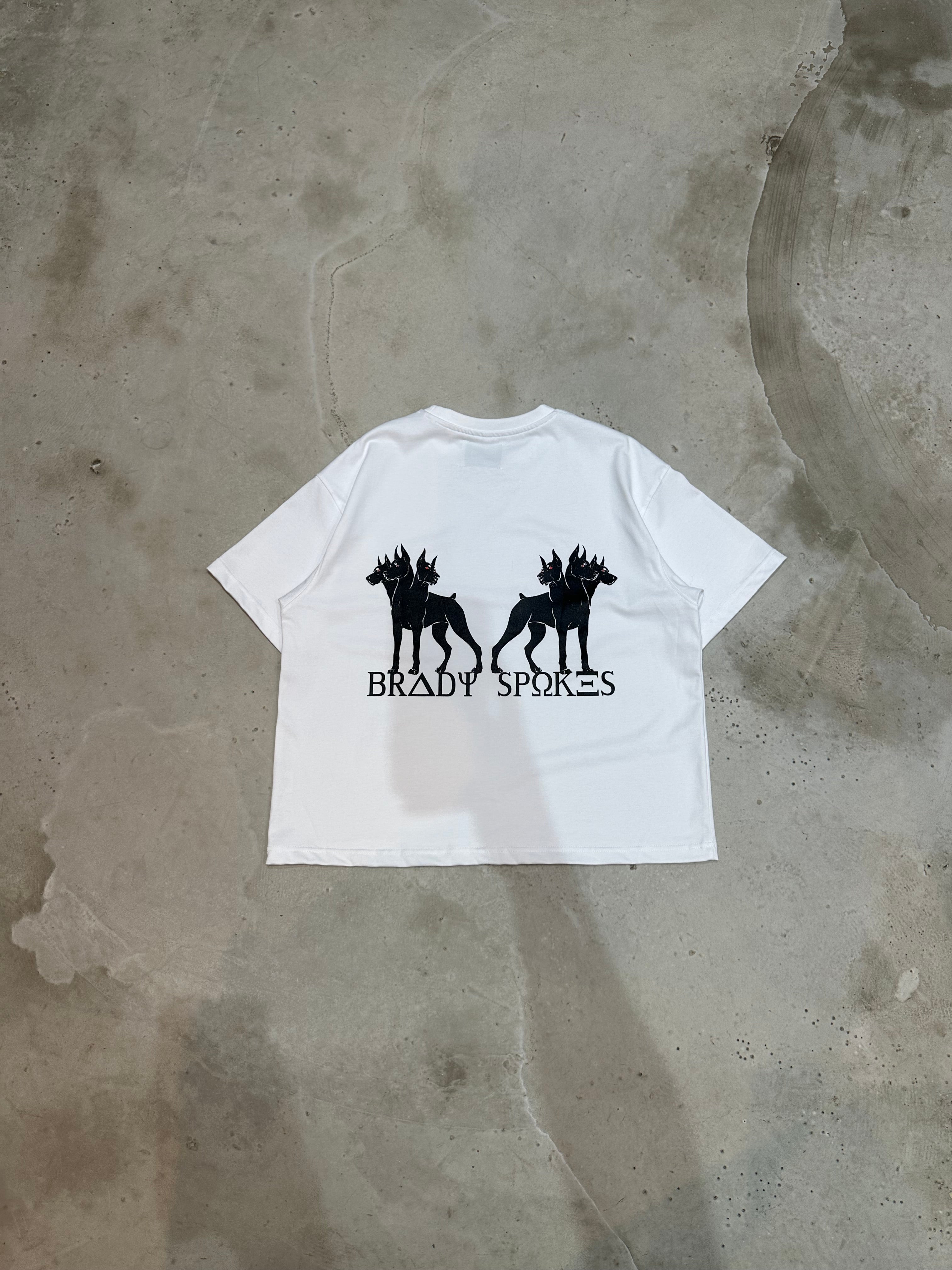 White Cerberus Heavyweight T-Shirt