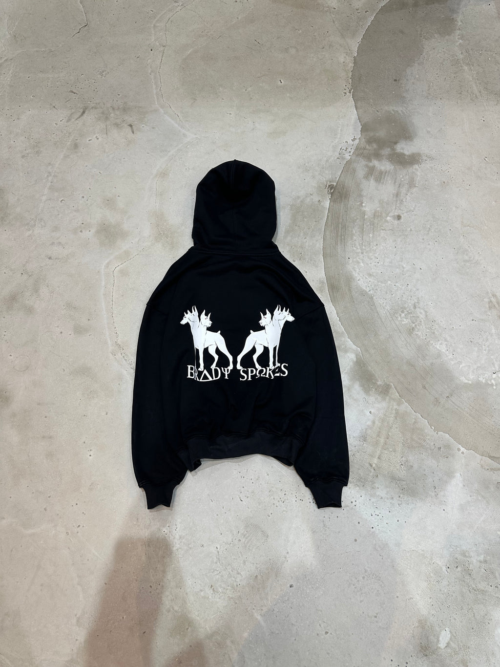 Black heavyweight hoodie