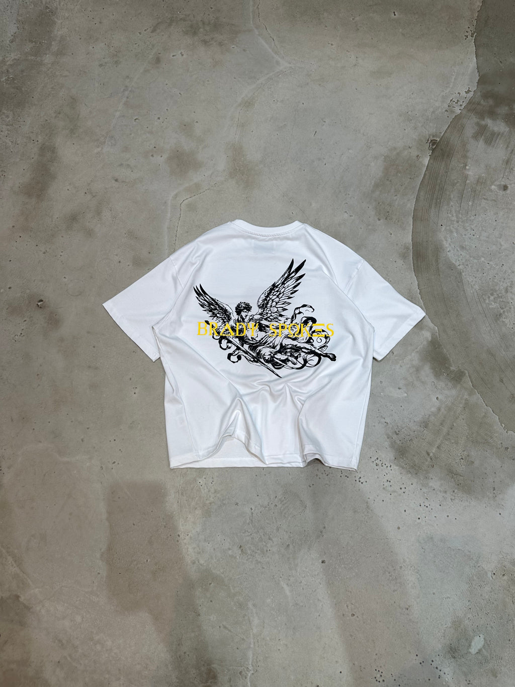 White Icarus Heavyweight T-Shirt