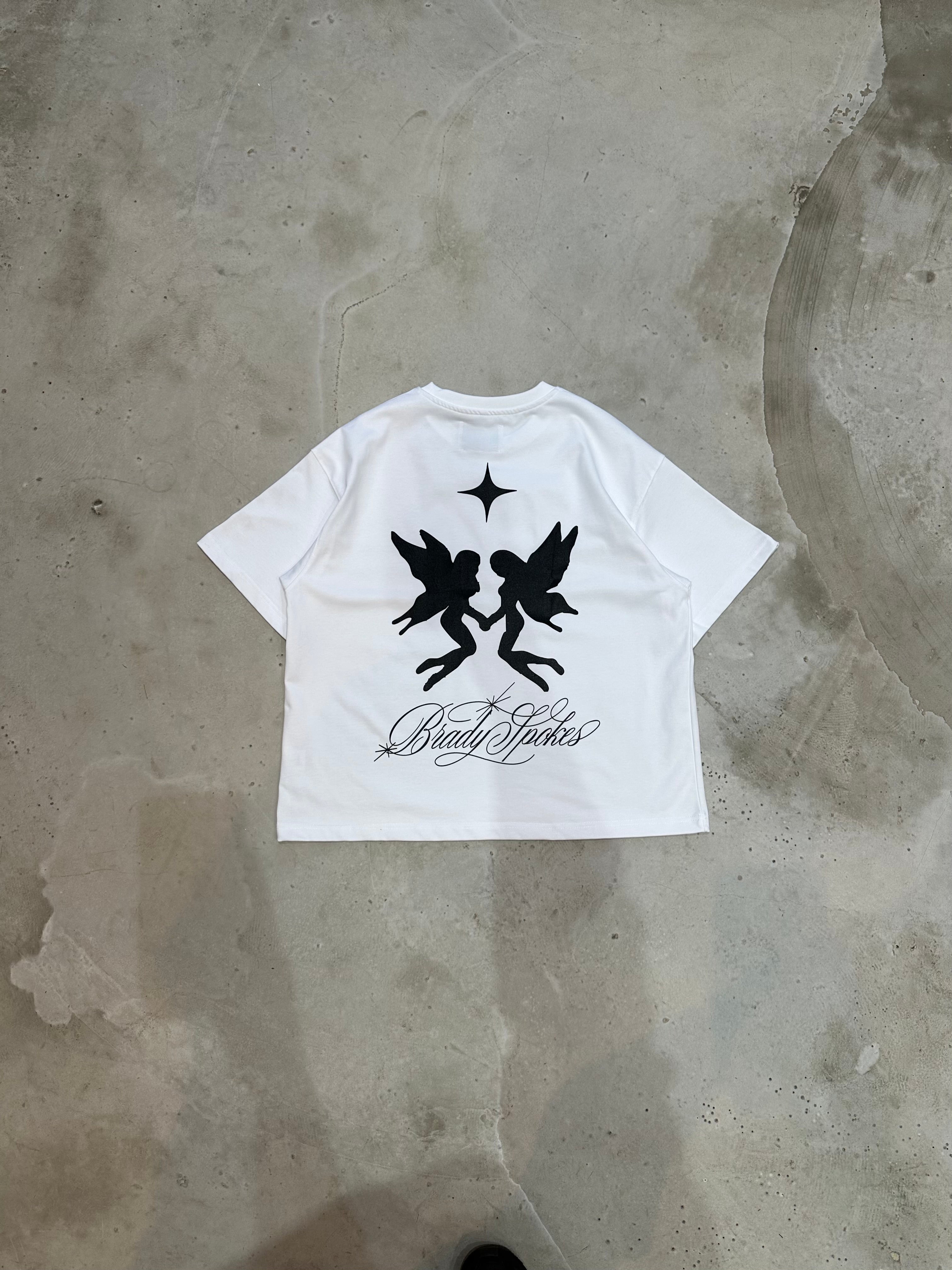 White Dancing Angels Heavyweight T-Shirt