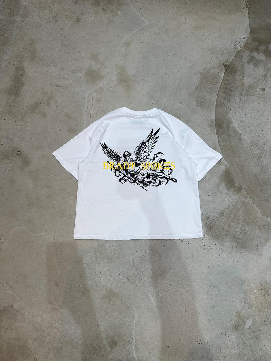 White Icarus Heavyweight T-Shirt