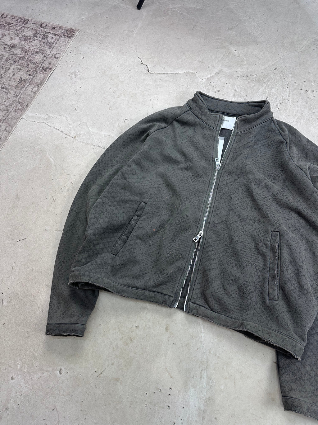 Snakeskin track jacket
