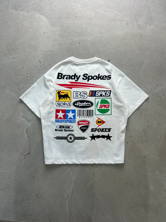 White Racer T-Shirt