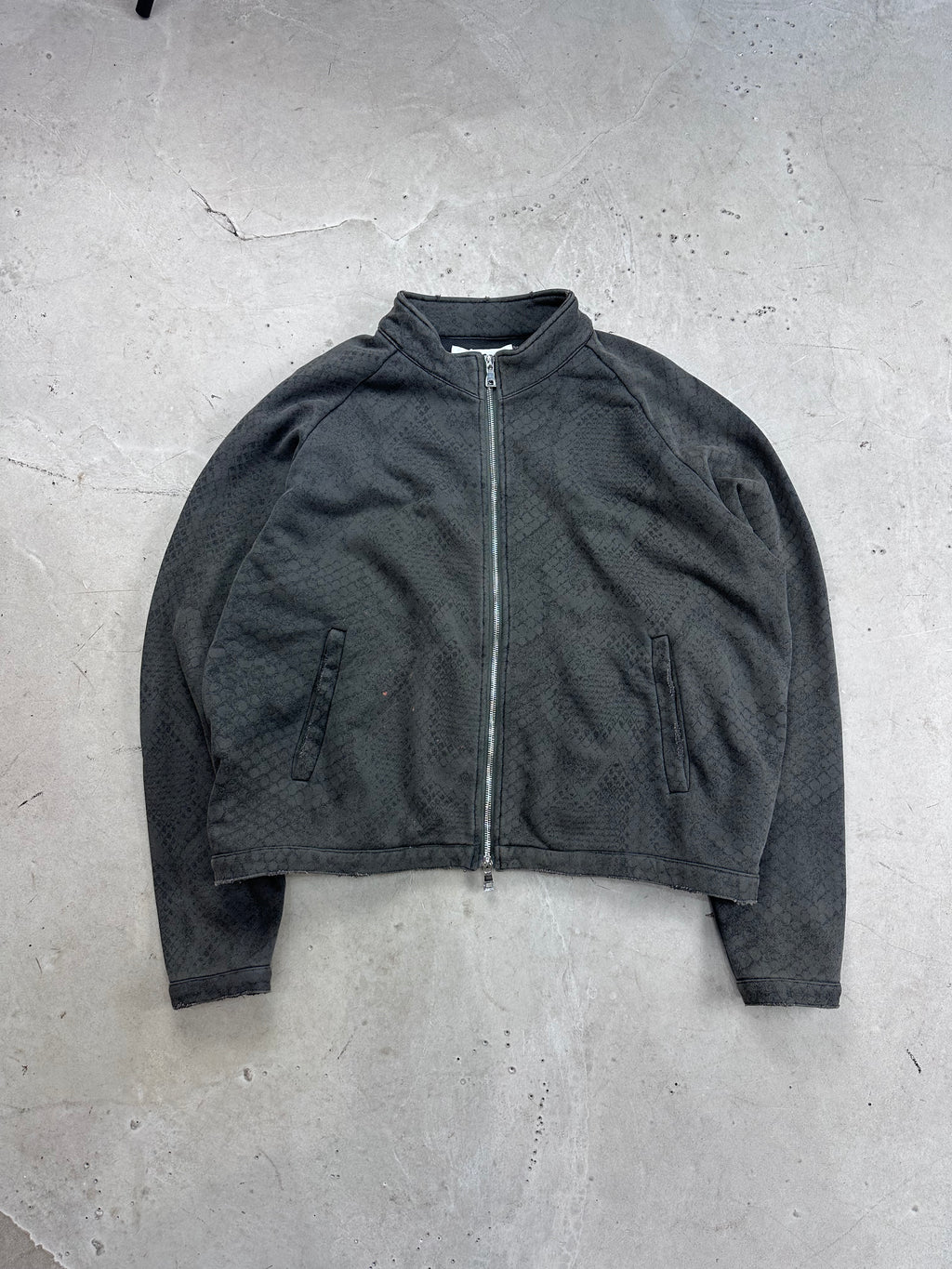 Snakeskin track jacket