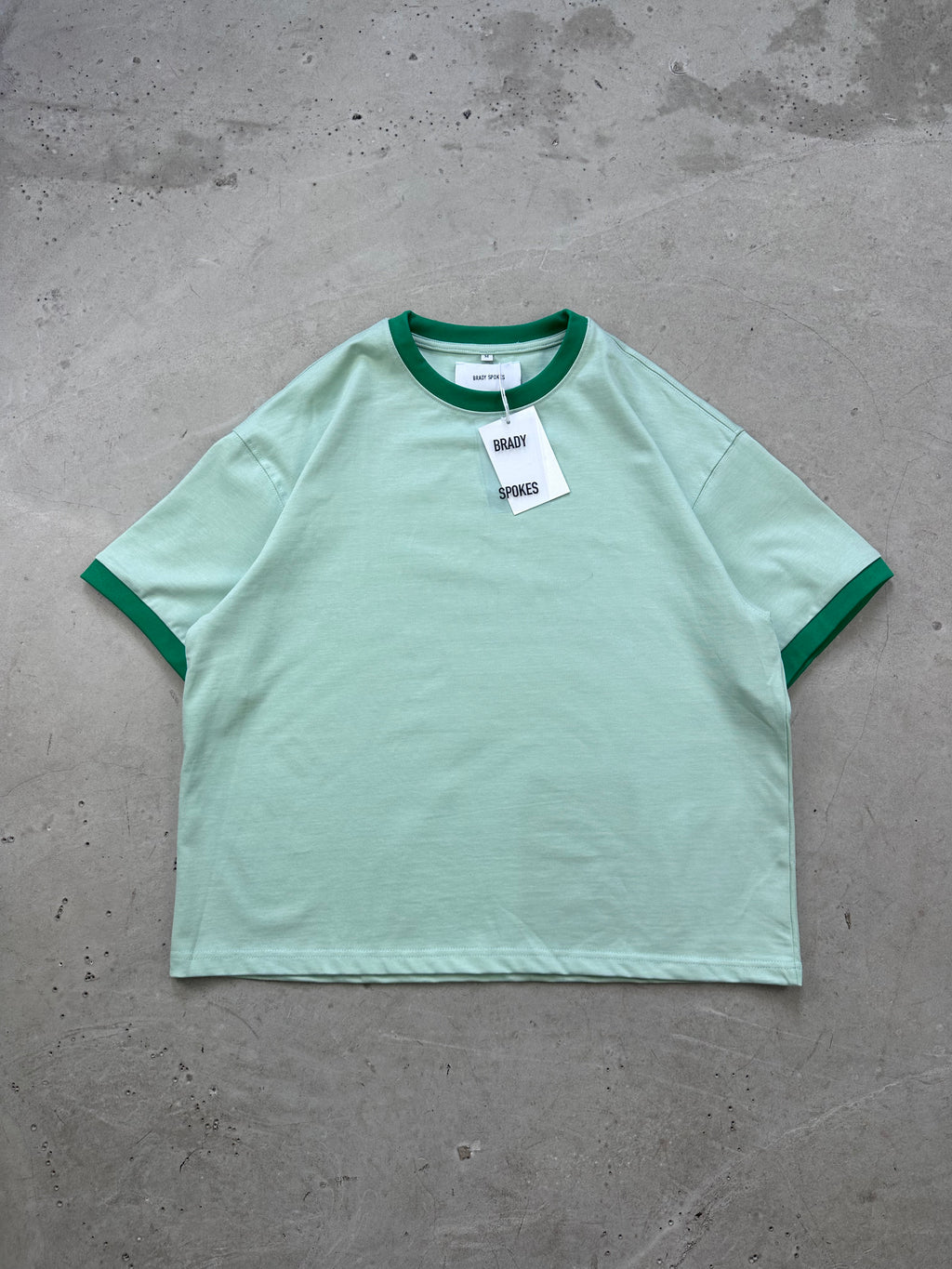 Green ringer T-shirt