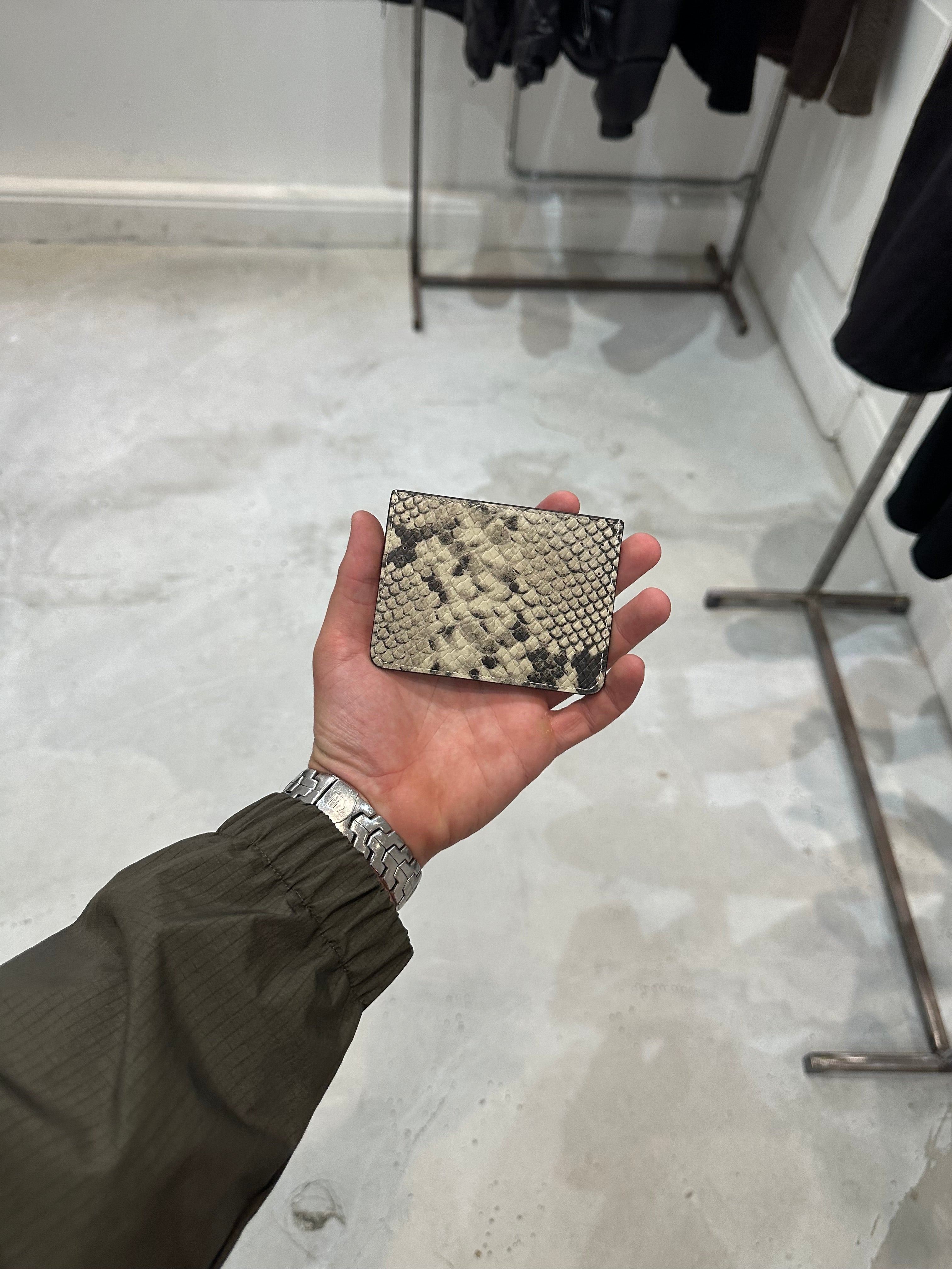 Snakeskin cardholder