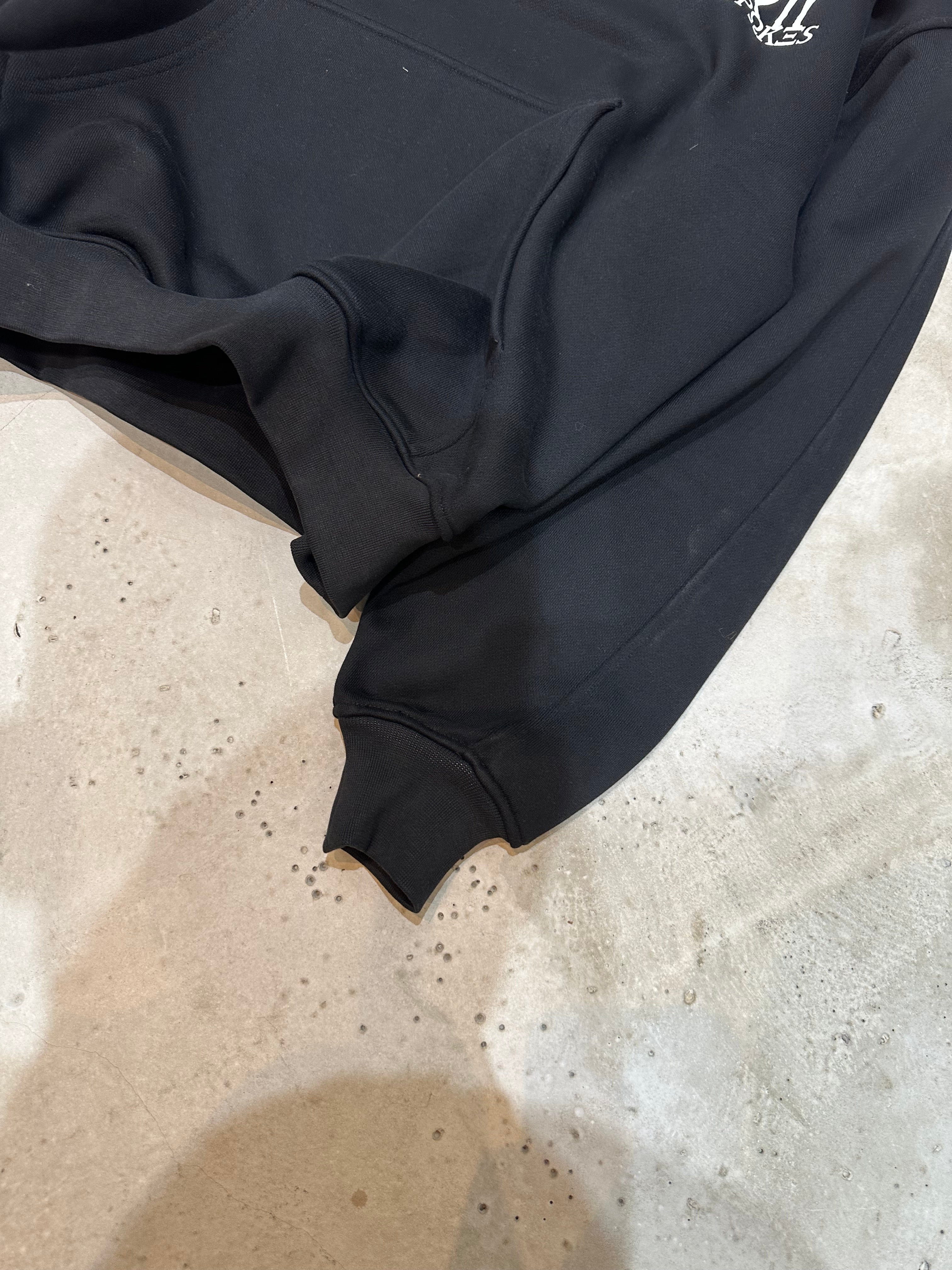 Black heavyweight hoodie